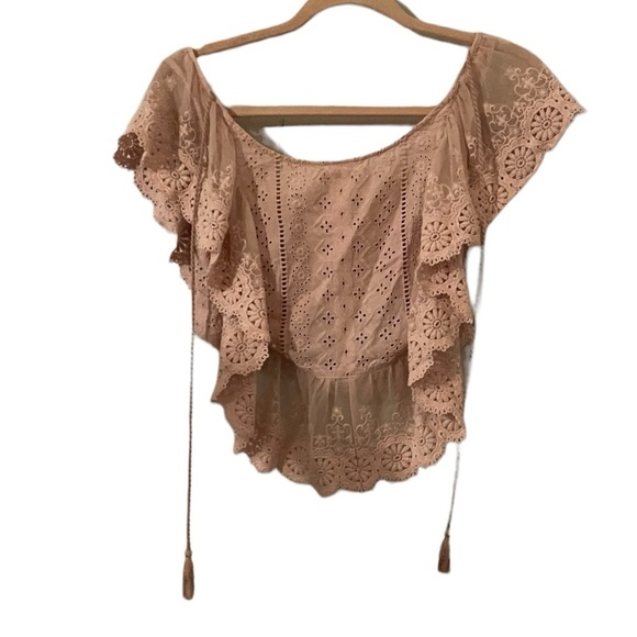 🌸 3 for $10 / altar’d state blush pink gorgeous medium top shirt - Picture 3 of 15